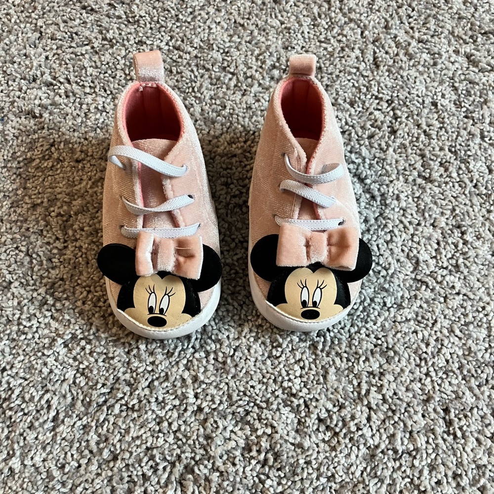 Disney Minnie Mouse Pink Sneakers for Infants